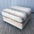 Cream 1980s Postmodern Upholstered Pillow Top Ottoman / Footstool. For Sale - Image 8 of 13