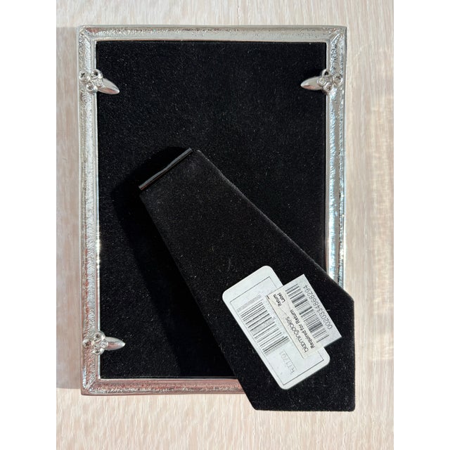 Olivia Riegel Strass Crystal Rhinestone Silver Picture Frame in Box, 5x7 For Sale - Image 4 of 7