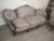Antique Hand Carved Victorian Sofa and Chair For Sale - Image 11 of 17