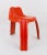 French Orange Fiberglass Chair by Patrick Gingembre for Paulus, 1970s For Sale - Image 10 of 11