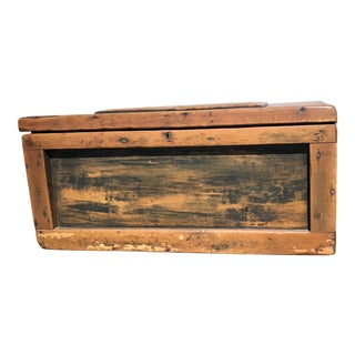 19th Century Antique Hand Made Carpenter's Tool Box For Sale