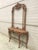 Wood Renaissance Style Carved and Gilded Walnut Pier Mirror and Console Table For Sale - Image 7 of 13