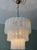 Glass Large Bold Eclectic White Murano Chandeliers, Set of 2 For Sale - Image 7 of 13