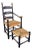 1960s Ladder Back Arm Chair & Foot Stool Set For Sale