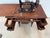 Wood Antique 1903 'New Home' Treadle Sewing Machine Series B in Oak Cabinet Working Condition For Sale - Image 7 of 12