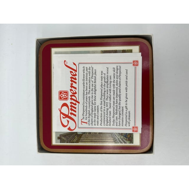 De Luxe Traditional Collection Coasters with English Landmarks and Riding and Hunting Scenes from Pimpernel England, 1980s, Set of 20 For Sale - Image 15 of 17