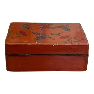 1970s Vintage Trinket Jewelry Box