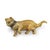 Contemporary Vintage Diamond Peridot 18k Yellow Gold Cat Brooch For Sale - Image 3 of 6