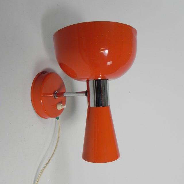 Orange Devil Wall Lamp from Herda, 1960s For Sale - Image 8 of 12