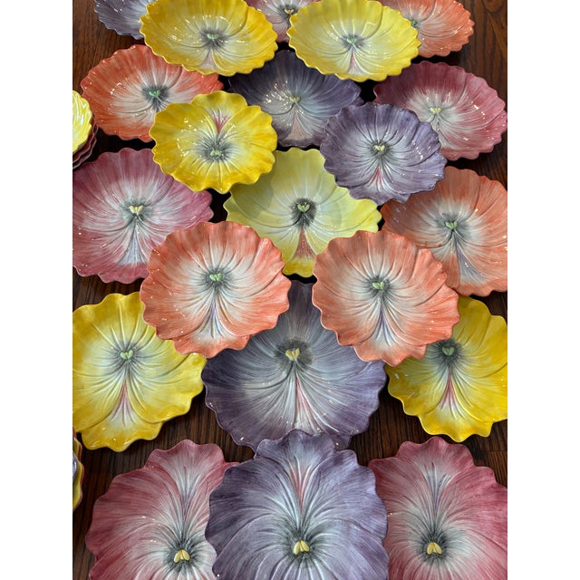 Illustration Vintage Fitz and Floyd April Flowers Dinnerware Set- A Set of 36 Pieces. For Sale - Image 3 of 12