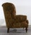 Late 20th Century Oversized Sherrill Tufted Scroll Arm Barrel Back Lounge Chair With Turned Legs & Brass Caps, Made in Usa Late 20th Century For Sale - Image 5 of 6