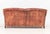 Animal Skin George Smith Red Leather Two-Seat Club Sofa For Sale - Image 7 of 7