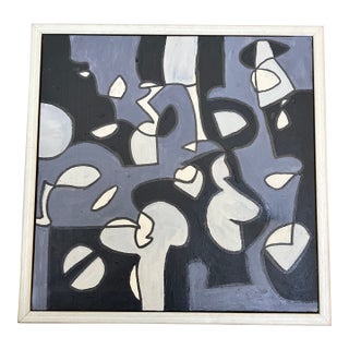 Contemporary Stephen Heigh Abstract Painting “Dancing” Framed For Sale