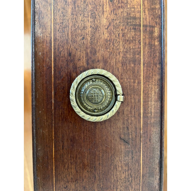 Antique Early 1800s Scottish Neoclassical Mahogany Chest of Drawers With Ebony Inlay For Sale - Image 17 of 17