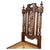 19th Century Antique Oak Carved Hallway Chair with Cane Seat For Sale - Image 3 of 11