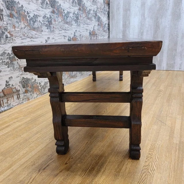 Antique Shanxi Province Bench For Sale In Chicago - Image 6 of 12