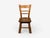 Wood Belgian Modern, Six Brutalist Dining Chairs, Oak, Belgium, 1970s For Sale - Image 7 of 13