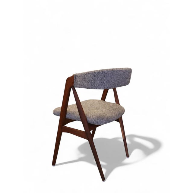 Teak Armchair in Hallingdal 65 Upholstery by Thomas Harlev for Farstrup Møbler, Denmark, 1960s, Set of 2 For Sale - Image 4 of 16