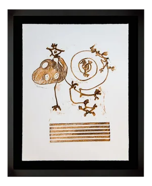 1970s Modern Max Ernst Original Limited Edition Lithograph
