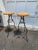 1990s Postmodern Industrial Barstools - a Pair For Sale - Image 4 of 11