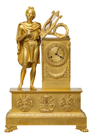 Mantel Clock with Apollo, Early 19th Century