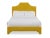Casa Cosima Kit King Bedframe, Golden Velvet For Sale - Image 4 of 4
