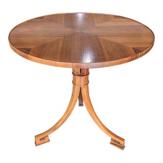 Klismos Walnut End Table For Sale