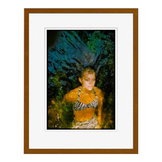 Toni Frissell 'A Face in the Water' Archival Pigment Print Framed in Brown For Sale