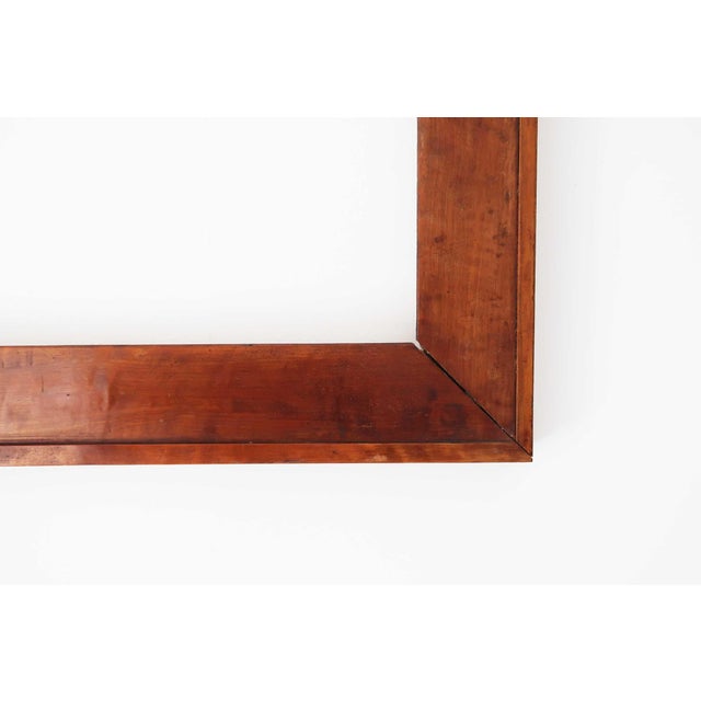 Large Antique English Birds Eye Maple Picture Frame, 1850 For Sale - Image 4 of 5