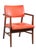 Orange Mid 20th Century Orange Vinyl Seat Arm Chair For Sale - Image 8 of 10