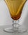 Vintage Italian Orange Bubble Murano Glass Footed Bowl with Ball Stem, 1980s For Sale - Image 3 of 13