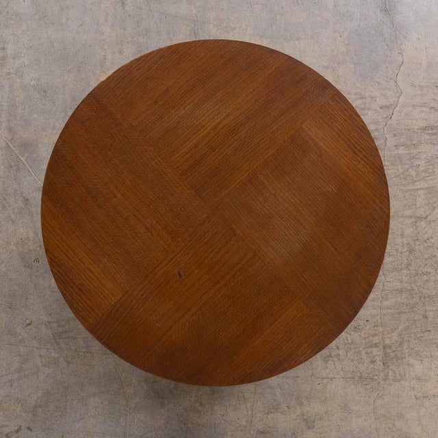 Wood 1930s French Oak Art Deco Gueridon Table For Sale - Image 7 of 12