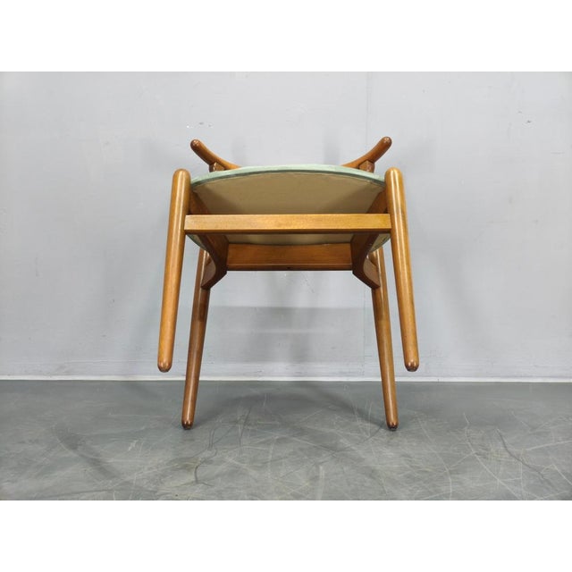 Model 708 Chair attributed to Hans J. Wegner for Fritz Hansen, Denmark, 1960s For Sale - Image 12 of 13