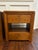 Jake Arnold Caldwell Travertine & Oak Nightstand With Storage, Crate & Barrel, Pair For Sale In New York - Image 6 of 9