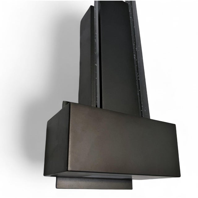 Architectural Seeded Glass Wall Sconce For Sale - Image 12 of 12