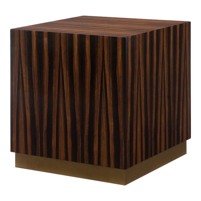 Century Furniture Banks Cube End Table For Sale