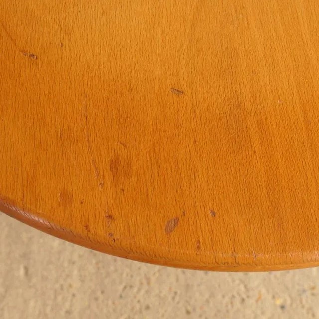 Brown Tripod Side Table, 1950s For Sale - Image 8 of 13
