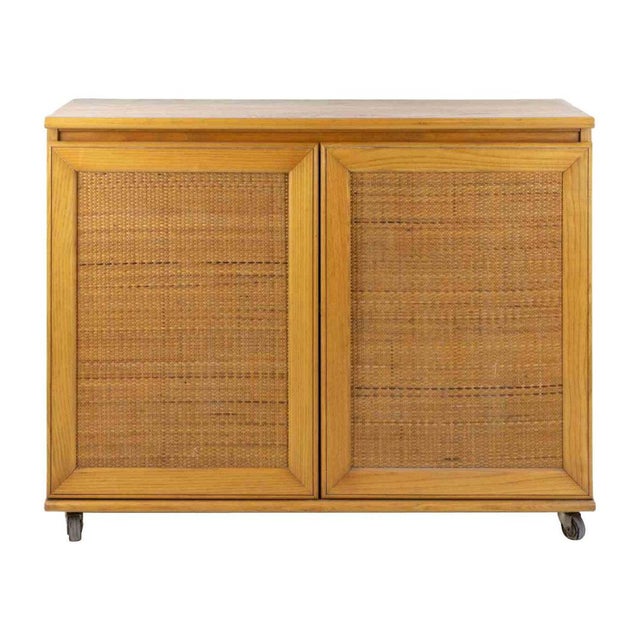 1980s Vintage Night Table in Wood, Italy, 1980s For Sale - Image 5 of 5