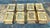 Chinoiserie Vintage Gilt Bamboo Table Setting Personal Match Strikes - Set of 8 For Sale - Image 3 of 12