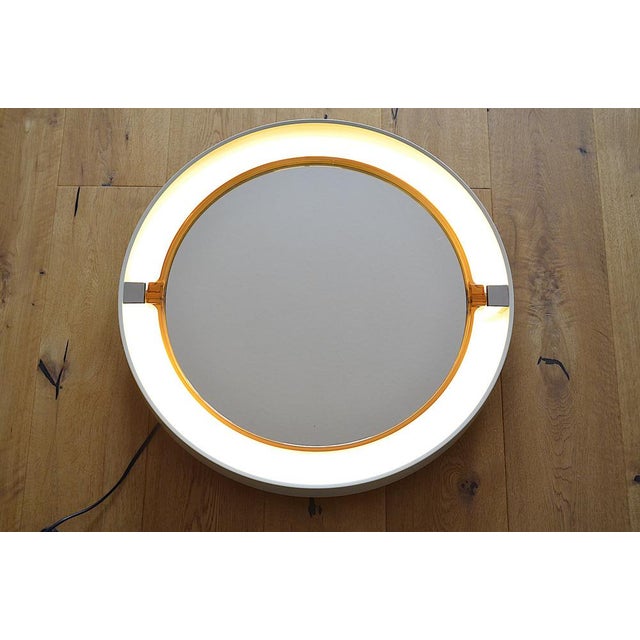 Space Age Model A41 Mirror with Lighting from Allibert, 1970s For Sale - Image 4 of 15