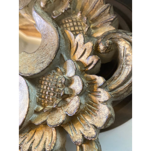 Carved Wall Mirror With Shelf For Sale - Image 9 of 9