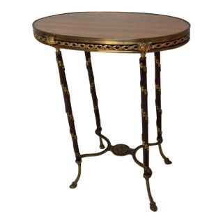Late 19th Century Bronze Mounted Gueridon Table For Sale