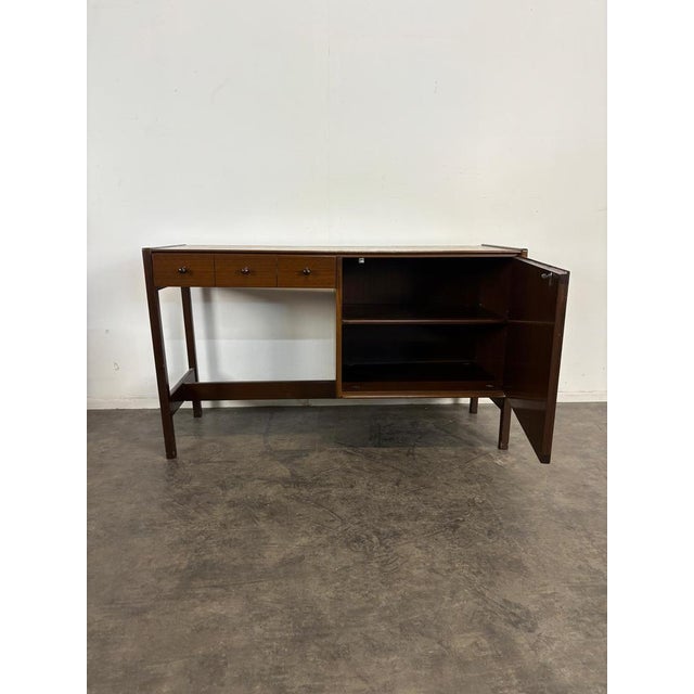 Mahogany Desk by Jacques Auville For Sale - Image 3 of 5
