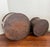 Antique Metal Military Hammered Hat Boxes Pair For Sale - Image 4 of 8