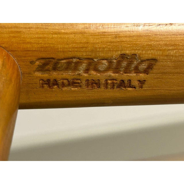 Wood Linda Chair in Wood and Canvas by Jonathan De Pas, Donato Durbino, and Paolo Lomazzi for Zanotta, 1970s For Sale - Image 7 of 8