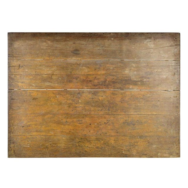 Large Solid Wood Table For Sale - Image 4 of 7