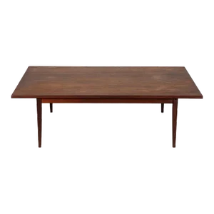 1970s Mid-Century Modern Walnut Coffee Table