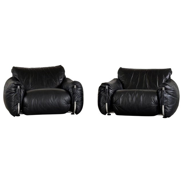 Set of Mid-Century Armchairs by Giuseppe Munari for Poltrona Munari, 1970s For Sale - Image 17 of 17