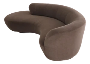 Vladimir Kagan “Cloud” Sofa Reupholstered in 100% Alpaca
