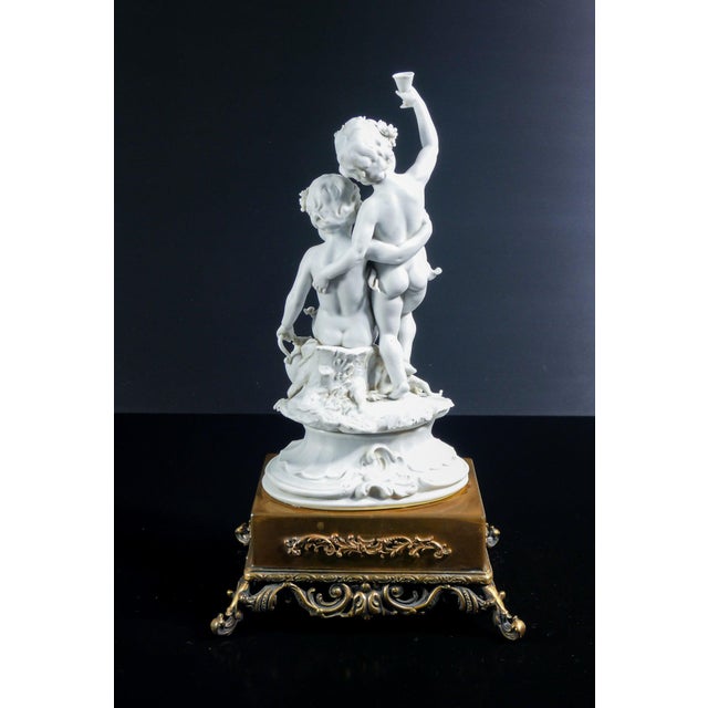 Biscuit Sculpture by Benacchio for Triad Bacchanalian Putti For Sale - Image 9 of 18